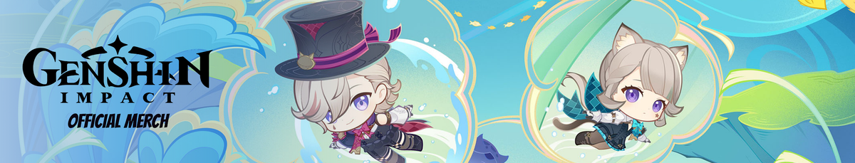 Genshin Impact hero banner | Official Funikido merchandise
