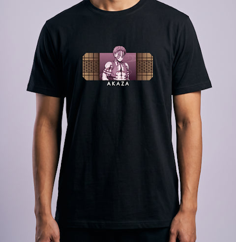 Demon Slayer: Akaza – T-Shirts (Design D) | Front view | Official Funikido merchandise