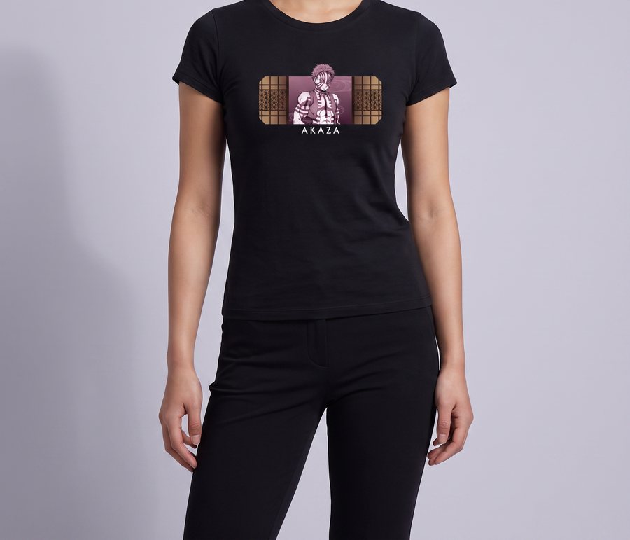 Demon Slayer: Akaza – T-Shirts (Design D) | Alternate view | Official Funikido merchandise