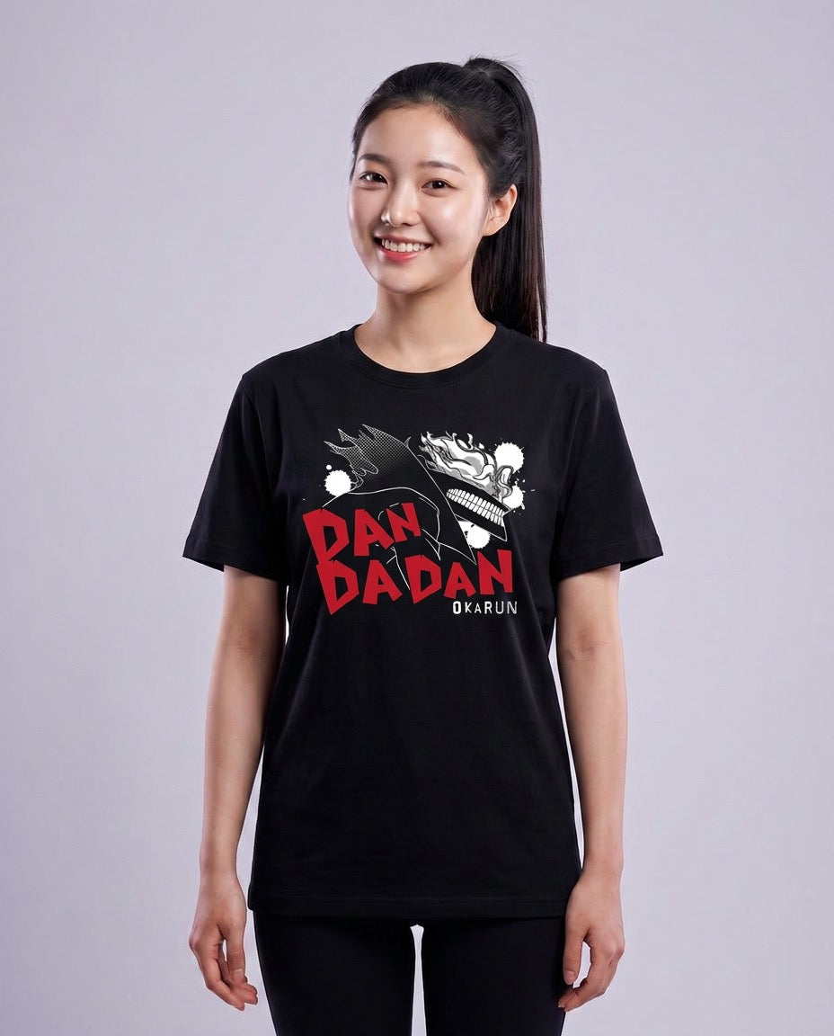 Dandadan – T-Shirts | Female — Aya (with face) | Official Funikido merchandise
