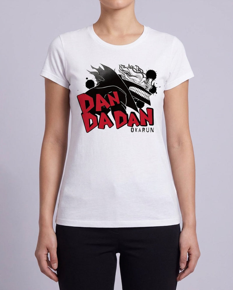 Dandadan – T-Shirts | Female — Aya (neck-down) | Official Funikido merchandise