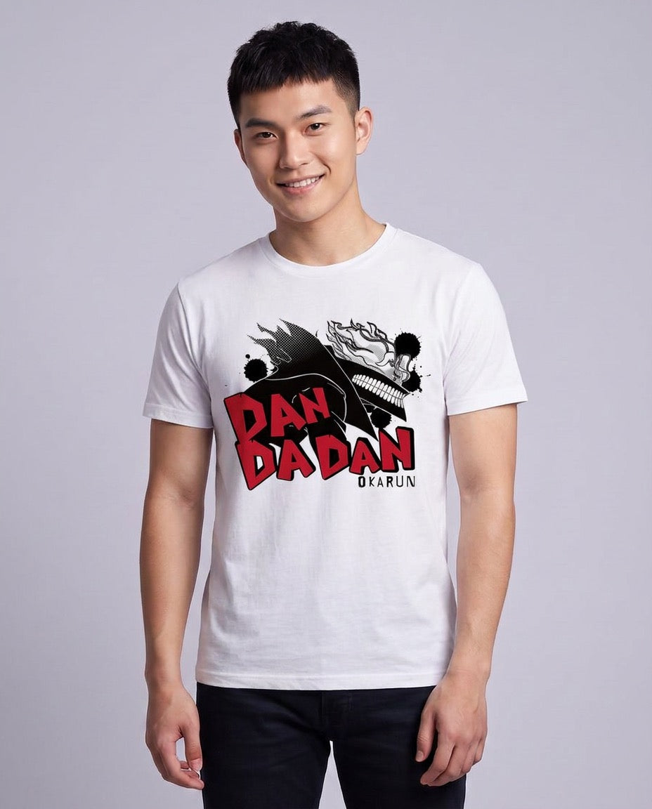 Dandadan – T-Shirts | Male — Jin (with face) | Official Funikido merchandise