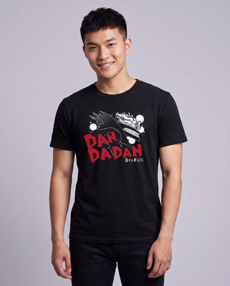 Dandadan – T-Shirts | Male — Jin (with face) | Official Funikido merchandise