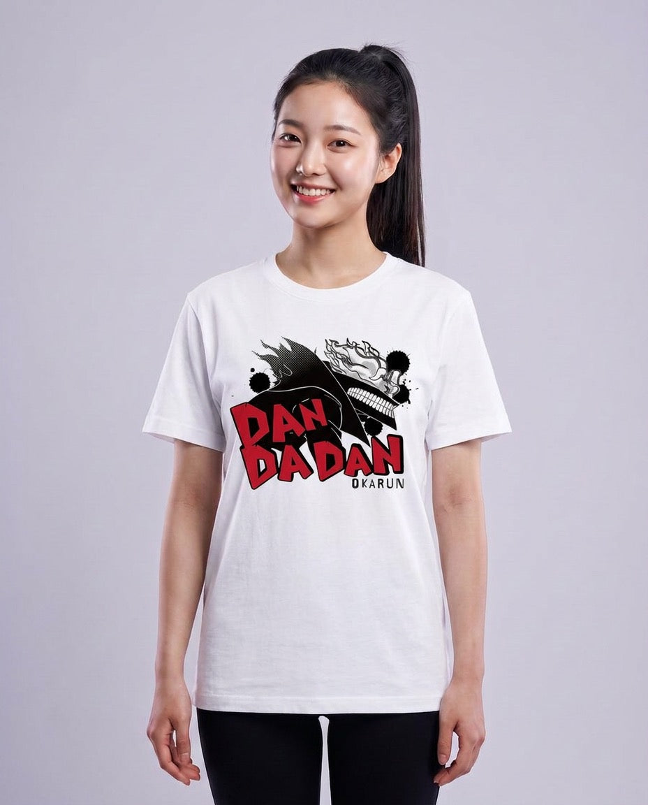Dandadan – T-Shirts | Female — Aya (with face) | Official Funikido merchandise