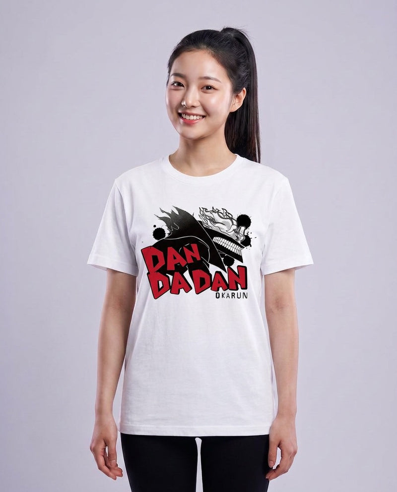 Dandadan – T-Shirts | Female — Aya (with face) | Official Funikido merchandise