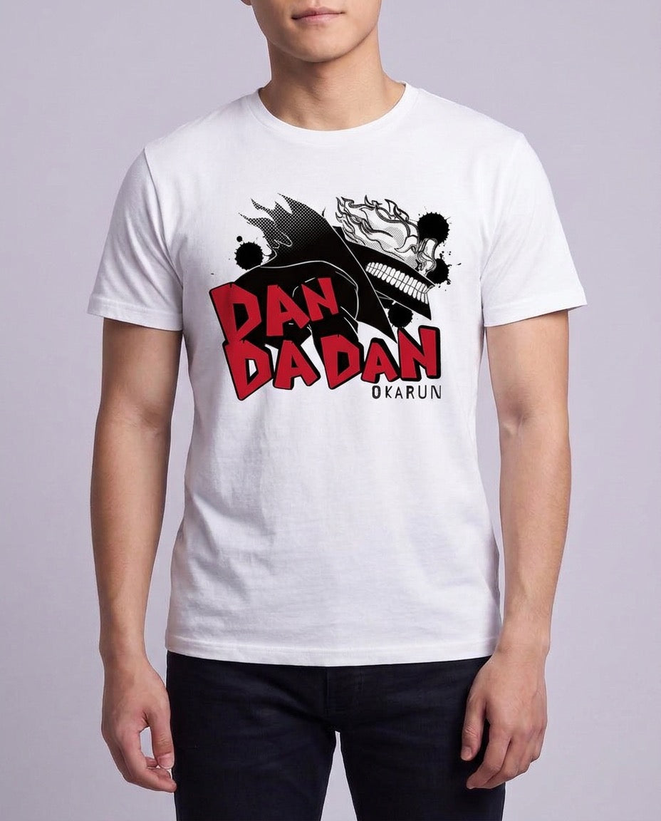 Dandadan – T-Shirts | Male — Jin (neck-down) | Official Funikido merchandise
