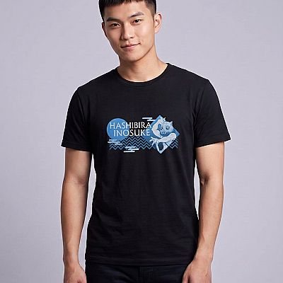 DS Tee — Inosuke — Inosuke Hashibira Demon Slayer — Model — Jin (with face)