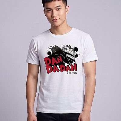 Cool Tee — Okarun (Dandadan) — Okarun Dandadan — Model — Jin (with face)