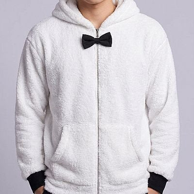 Fuzzy Jacket — Bond (SPYxFAMILY) — Bond Forger Spy x Family — Neck-down