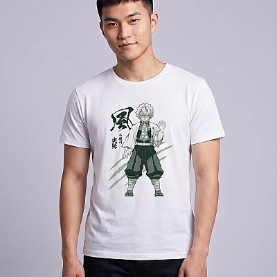 Demon Slayer: Sanemi Shinazugawa – T-Shirts | Front view | Official Funikido merchandise