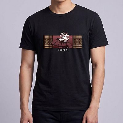 T-shirt-Demon Slayer: Kimetsu no YaibaC S — Douma Demon Slayer — Neck-down