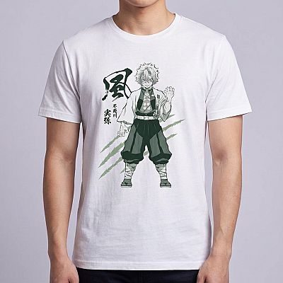 Demon Slayer: Sanemi Shinazugawa – T-Shirts | Detail view | Official Funikido merchandise