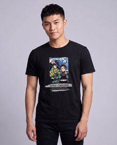 Demon Slayer – T-Shirts | Male — Jin (with face) | Official Funikido merchandise
