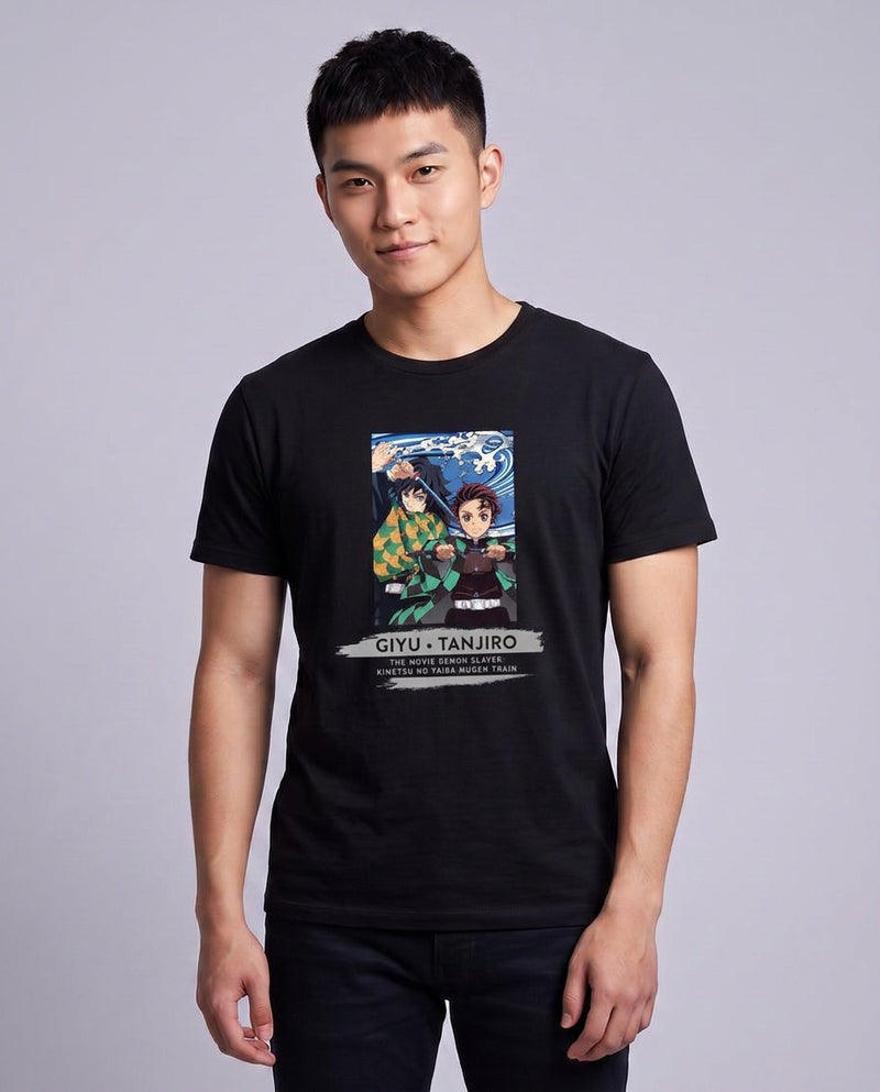 Demon Slayer – T-Shirts | Male — Jin (with face) | Official Funikido merchandise