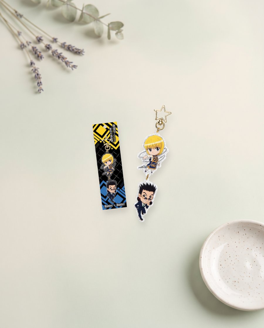 Hunter x Hunter: Kurapika & Leorio – Keychains | Product shot | Official Funikido merchandise