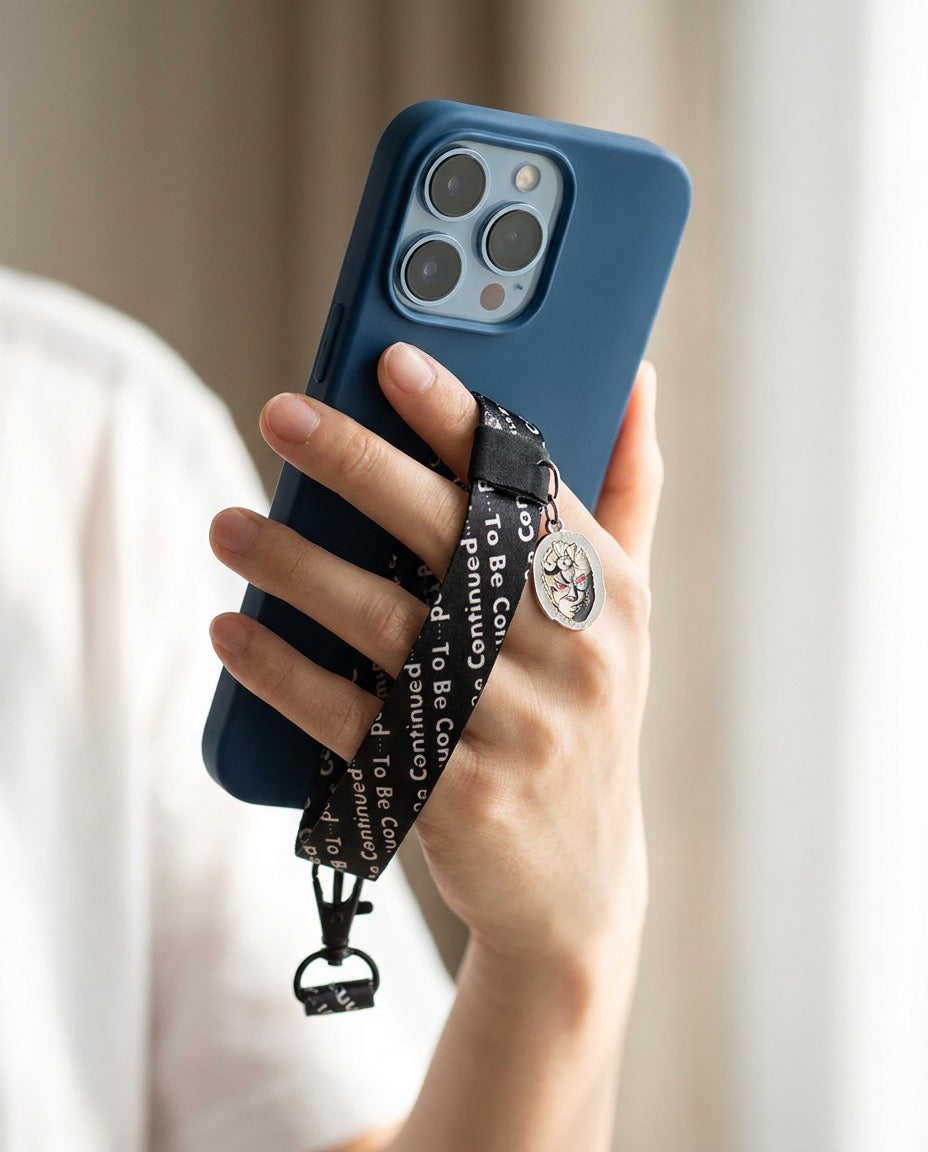 JoJo's Bizarre Adventure: To be continued – Stickers & Phone Straps | On a phone | Official Funikido merchandise