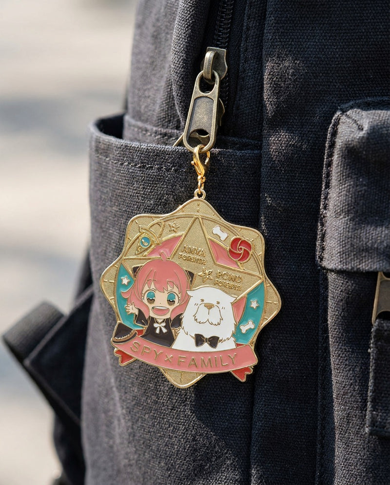 Spy x Family: Anya & Bond – Keychains | On a bag | Official Funikido merchandise