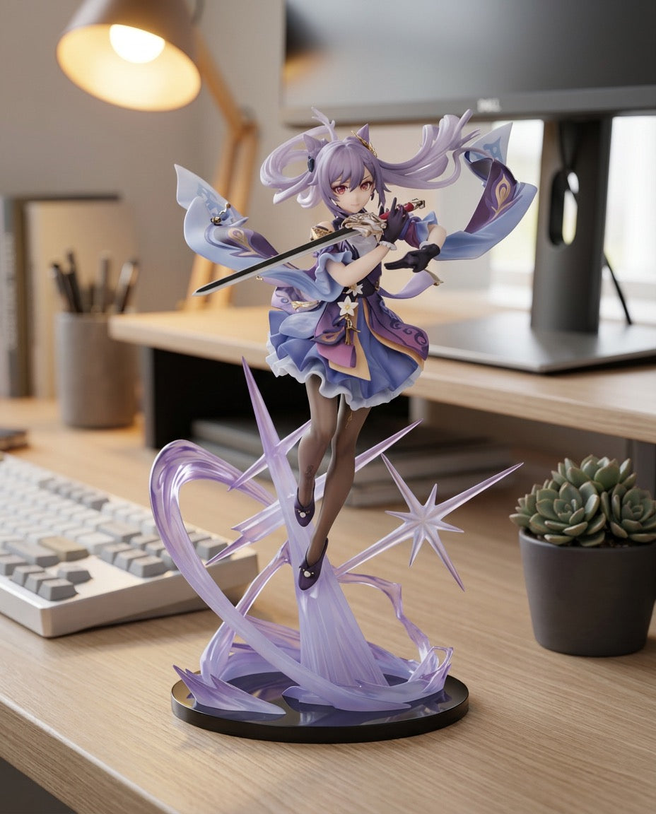Genshin Impact: Keqing – Figurines | Front view | Official Funikido merchandise
