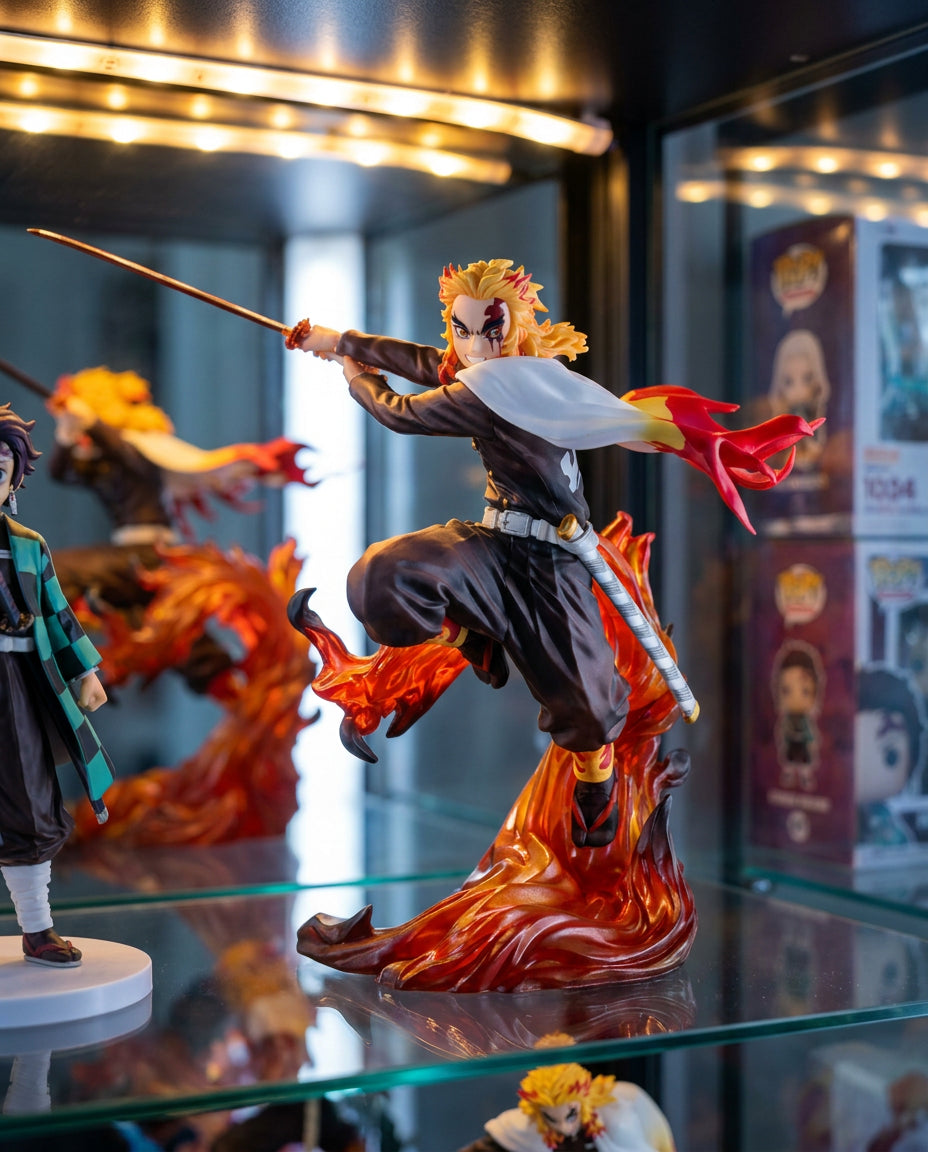 Demon Slayer: Kyuoujuro Rengoku – Figurines | Display shelf | Official Funikido merchandise