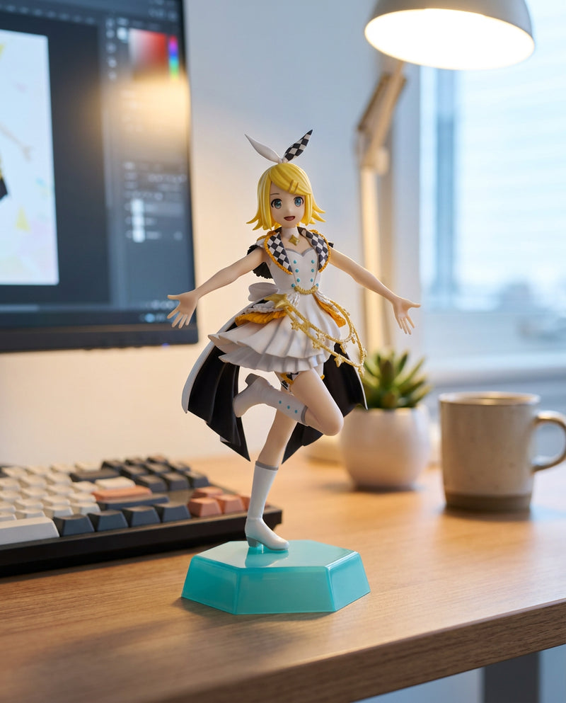 Vocaloid: Rin Kagamine – Figurines | Work-setup table | Official Funikido merchandise