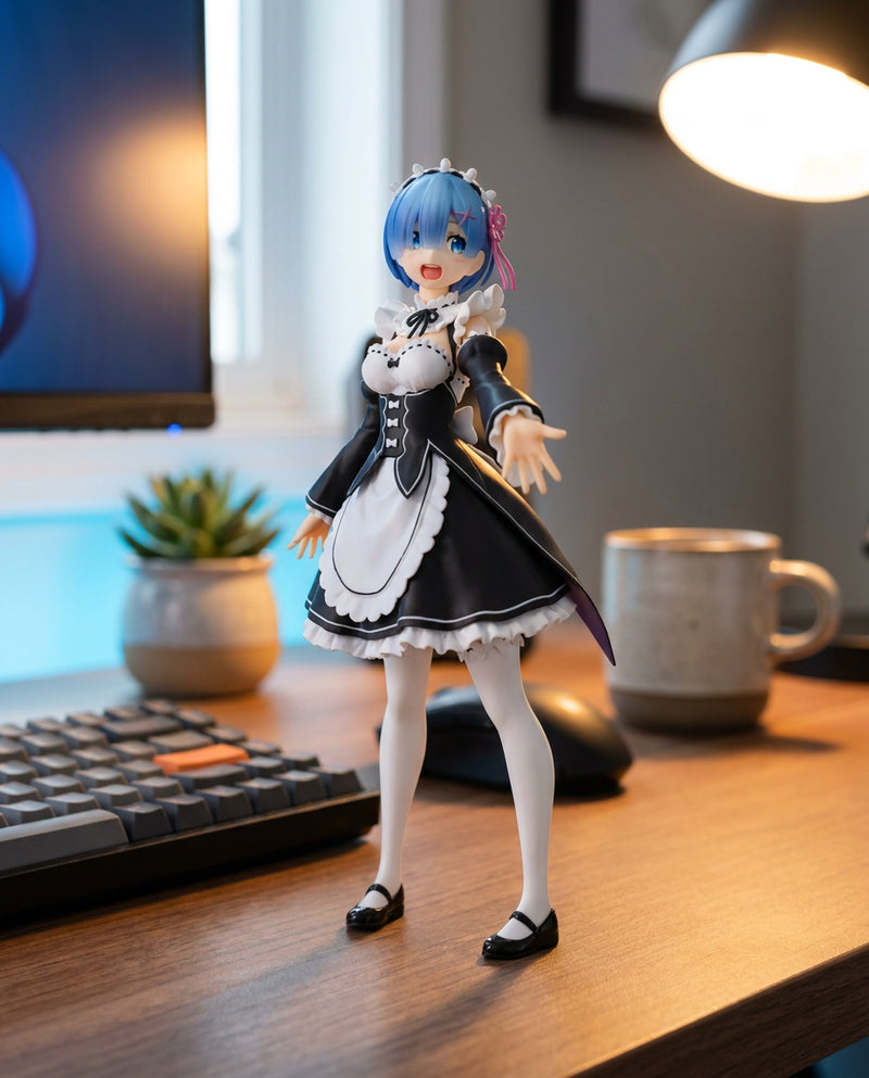 Re:Zero: Rem – Figurines | Work-setup table | Official Funikido merchandise