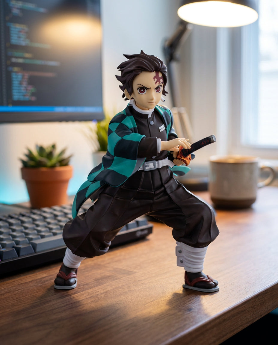 Demon Slayer: Tanjiro Kamado – Figurines | Work-setup table | Official Funikido merchandise
