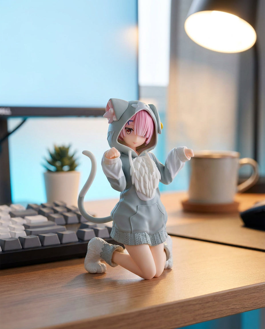Re:Zero: Ram – Figurines | Work-setup table | Official Funikido merchandise