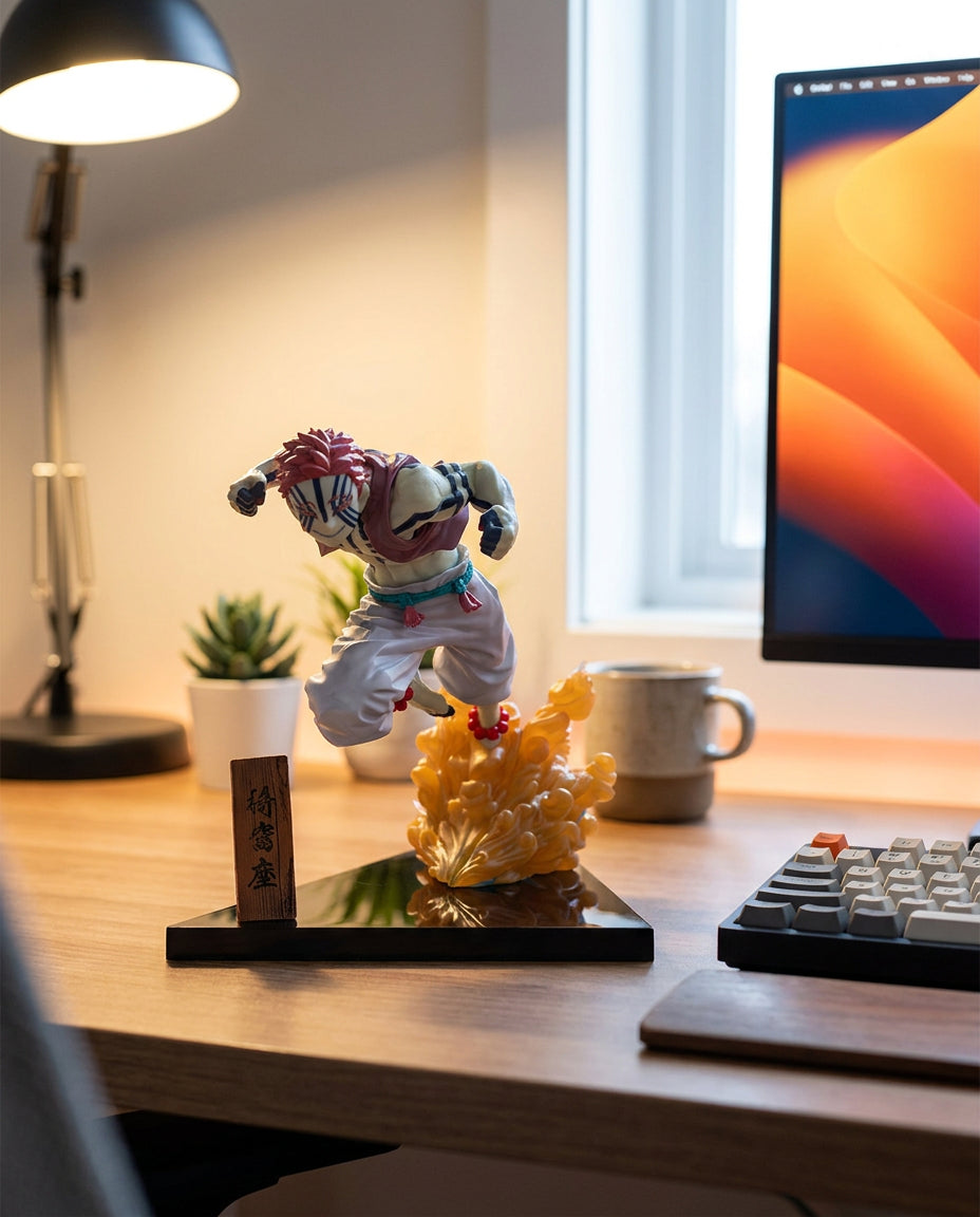 Demon Slayer: Akaza – Figurines | Work-setup table | Official Funikido merchandise