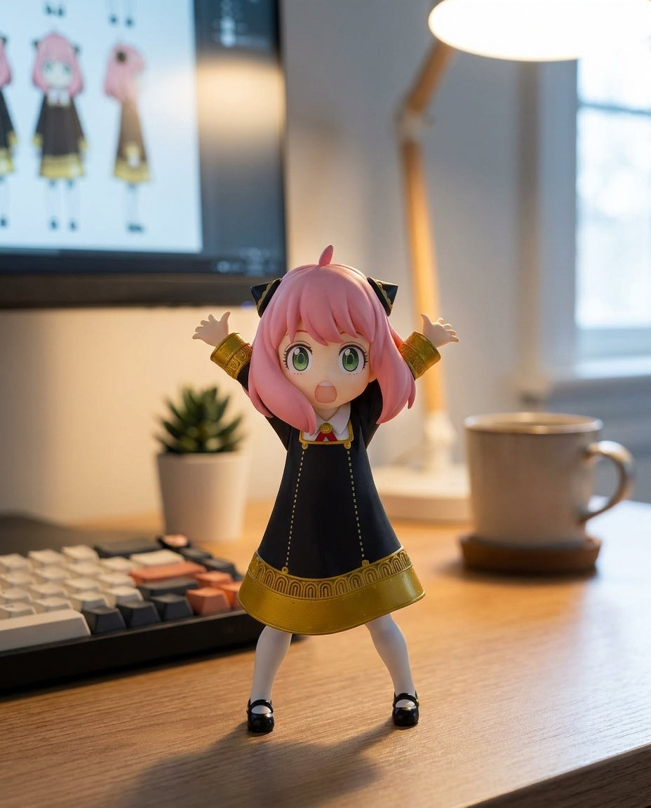 Spy x Family: Anya Forger – Figurines | Work-setup table | Official Funikido merchandise