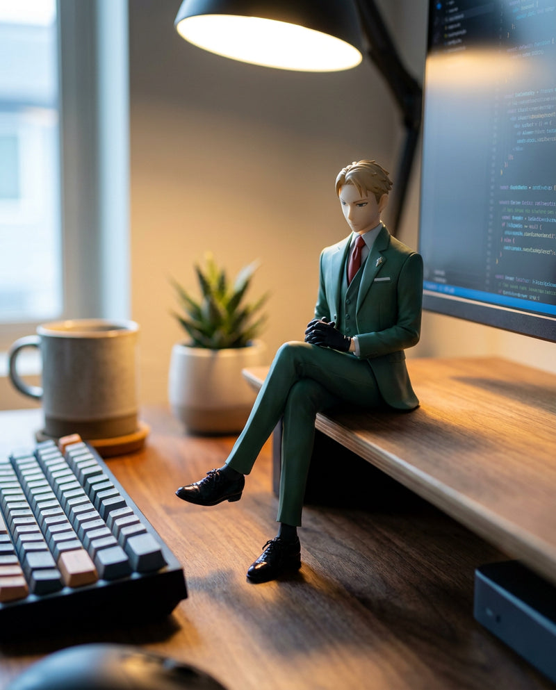 Spy x Family: Loid Forger – Figurines | Work-setup table | Official Funikido merchandise