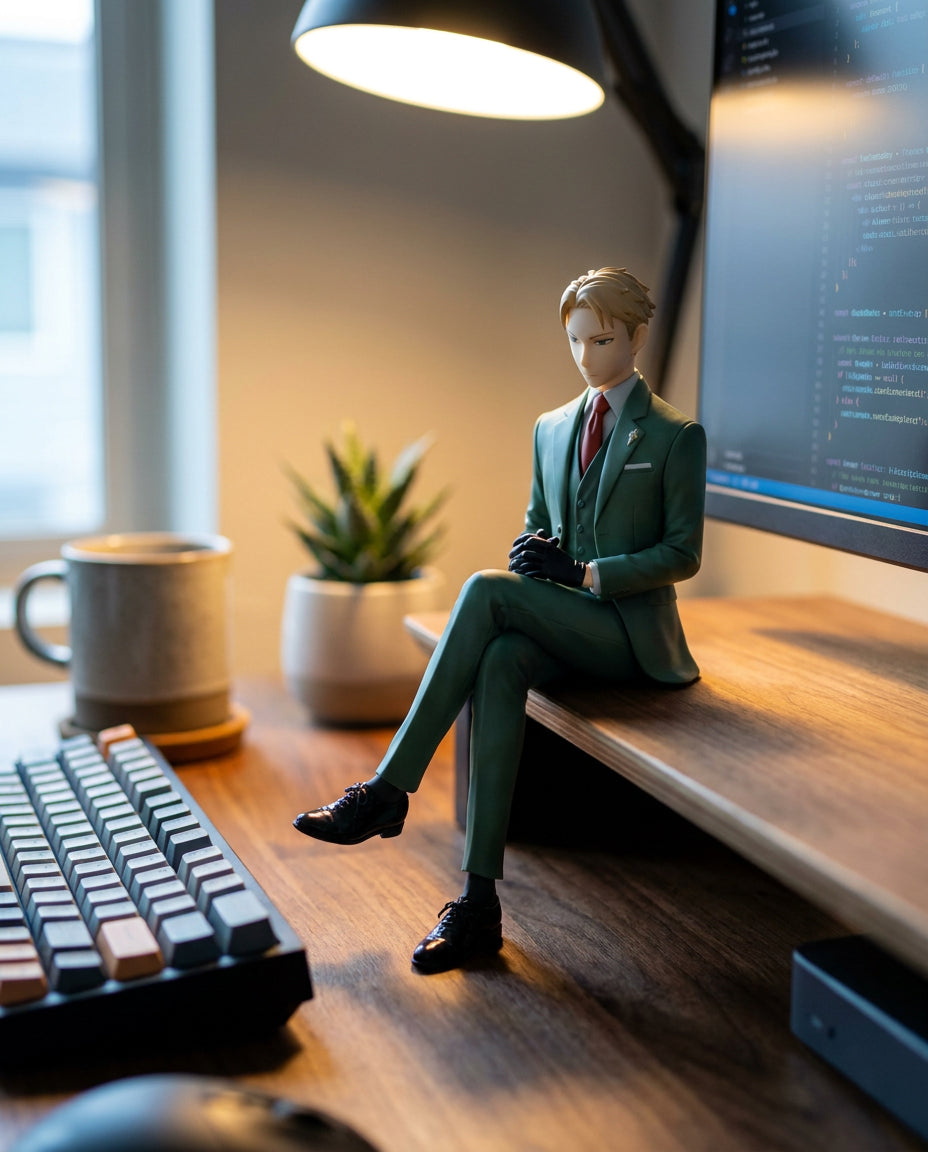 Spy x Family: Loid Forger – Figurines | Work-setup table | Official Funikido merchandise