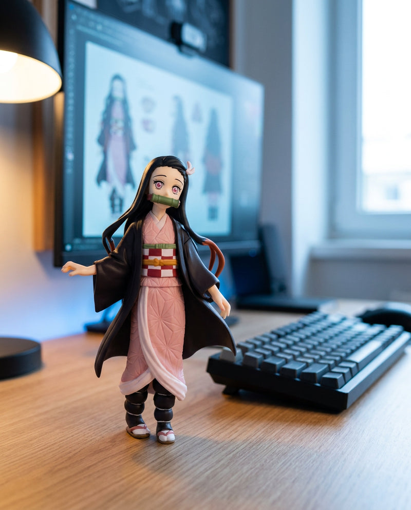 Demon Slayer: Nezuko Kamado – Figurines | Work-setup table | Official Funikido merchandise
