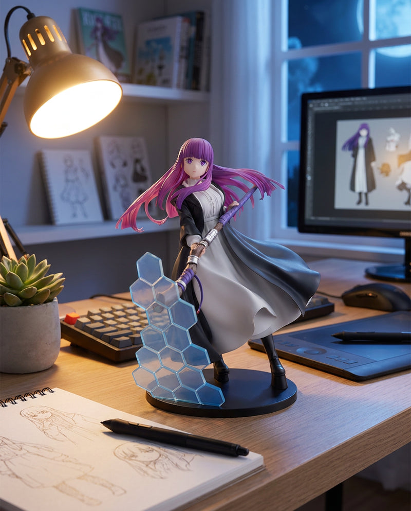 Frieren: Fern – Figurines | Work-setup table | Official Funikido merchandise