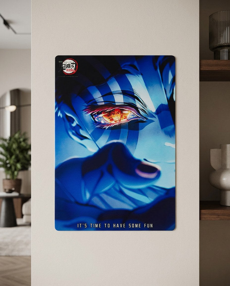 Demon Slayer: Akaza – Wall Art & Tapestries | Product shot | Official Funikido merchandise