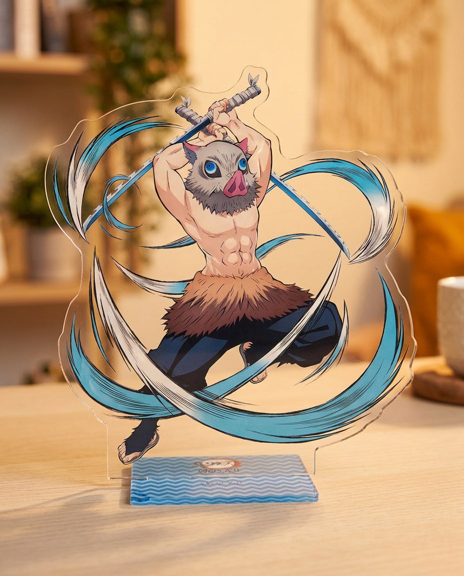 Demon Slayer: Inosuke Hashibira – Acrylic Stands | Product shot | Official Funikido merchandise