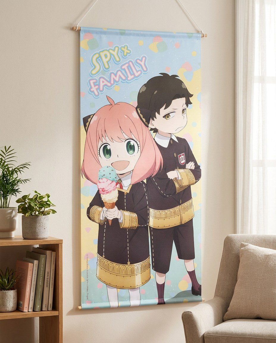 Spy x Family: Anya & Damian – Wall Art & Tapestries | Product shot | Official Funikido merchandise