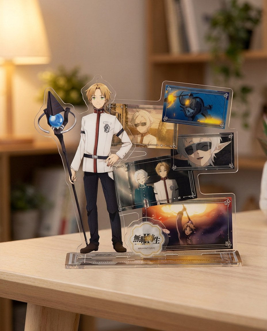Mushoku Tensei: Rudy & Sylphy – Acrylic Stands (Style 2) | Product shot | Official Funikido merchandise