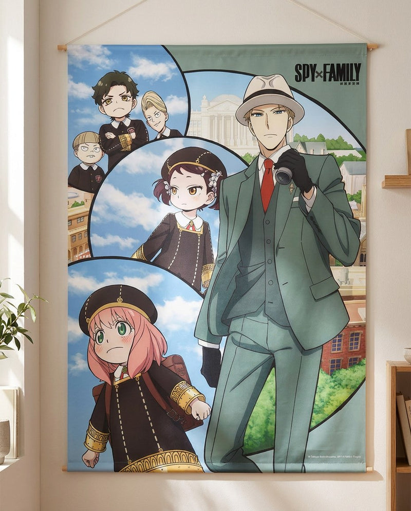 Spy x Family: Group – Wall Art & Tapestries | Product shot | Official Funikido merchandise