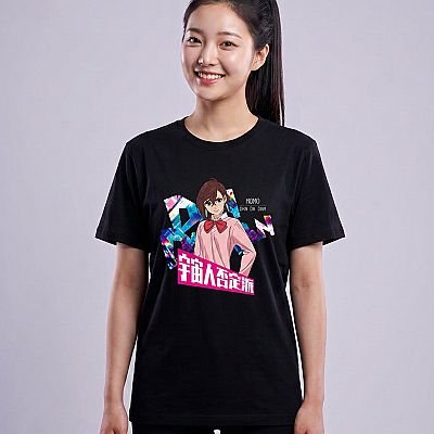 Colorful T-shirt-DandadanS — Momo Ayase Dandadan — Female — Aya (with face)