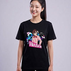 Colorful T-shirt-DandadanS — Momo Ayase Dandadan — Female — Aya (with face)