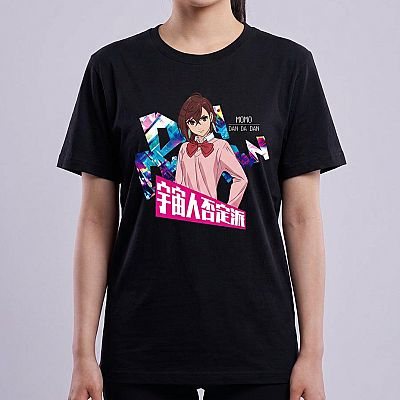 Colorful T-shirt-DandadanS — Momo Ayase Dandadan — Female — Aya (neck-down)