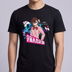Colorful T-shirt-DandadanS — Momo Ayase Dandadan — Male — Jin (neck-down)