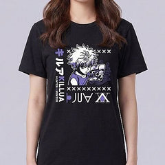 Killua Tee (HxH) — Killua Hunter x Hunter — Female — Suki (neck-down)