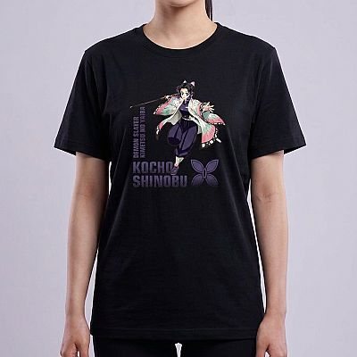 Shinobu Tee (DS) — Shinobu Kocho Demon Slayer — Female — Aya (neck-down)