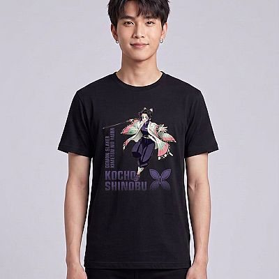 Shinobu Tee (DS) — Shinobu Kocho Demon Slayer — Male — Kai (with face)