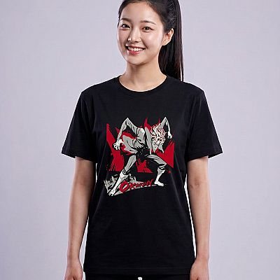 Shimmer T-shirt-DandadanM — Okarun Dandadan — Female — Aya (with face)