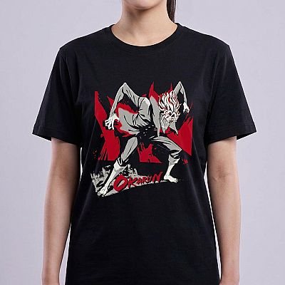Shimmer T-shirt-DandadanM — Okarun Dandadan — Female — Aya (neck-down)