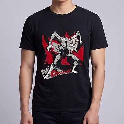 Shimmer T-shirt-DandadanM — Okarun Dandadan — Male — Jin (neck-down)