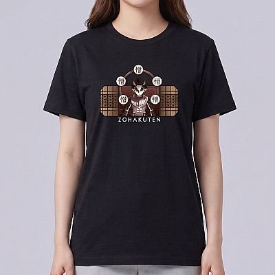 T-shirt-Demon Slayer: Kimetsu no YaibaE S — Zohakuten Demon Slayer — Female — Suki (neck-down)