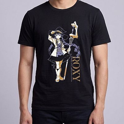 Trendy T-shirt (Luo Qixi) - Jobless Reincarnation S — Roxy Migurdia Mushoku Tensei — Male — Jin (neck-down)